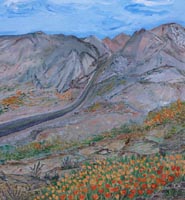 FLorida Mountain Poppies, painted by Wil Emerson