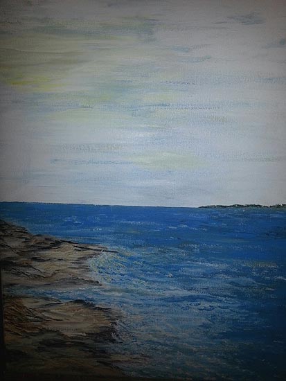 Private Island, January 2013, painted by Wil Emerson.